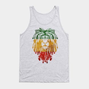 Rasta Lion Reggae Roots Rock Music Tank Top